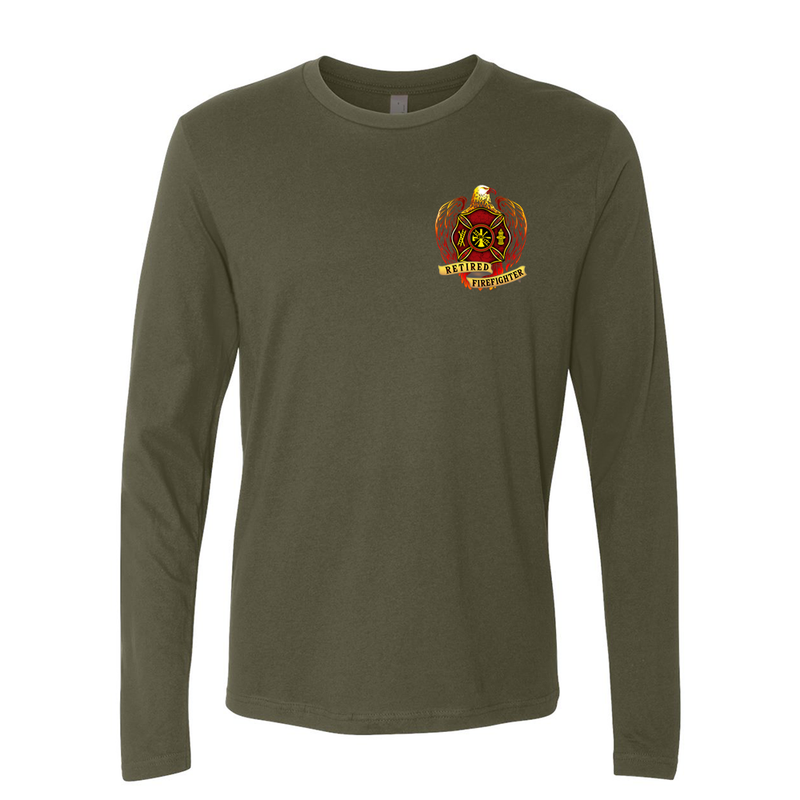 Served With Honor Retired Firefighter Premium Long Sleeve Shirt