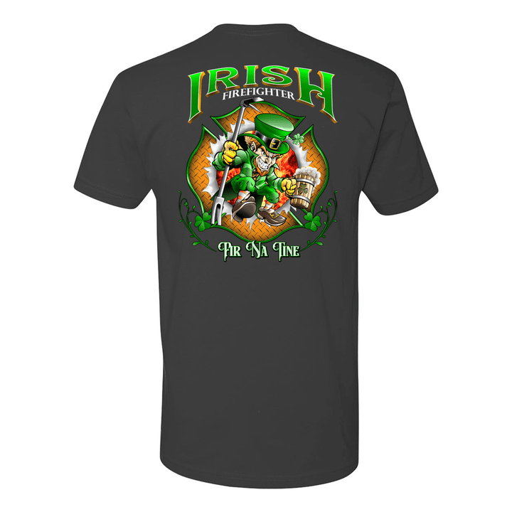 Lucky Leprechaun Firefighter T-Shirt