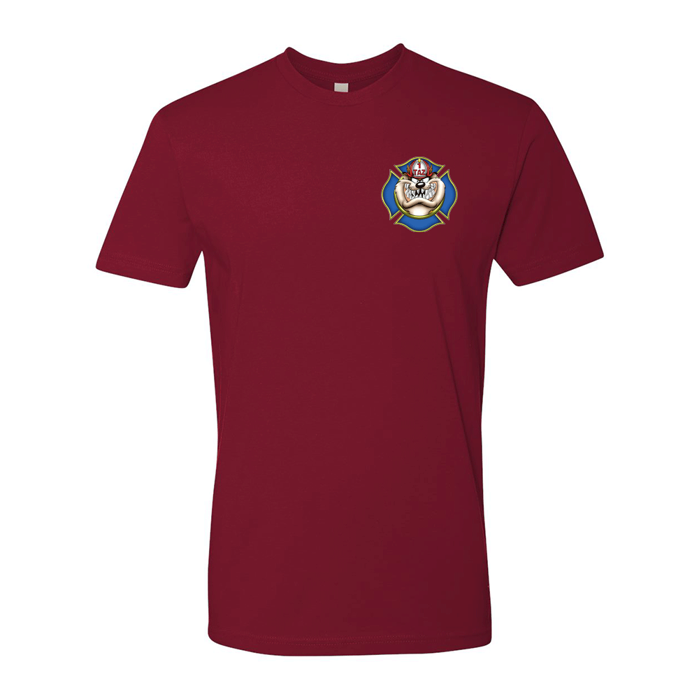 Smiling Taz Firefighter Shirt