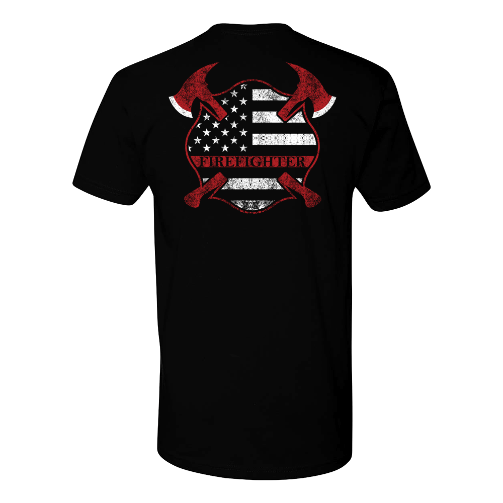 Thin Red Line Crossed Axes Maltese Premium T-Shirt