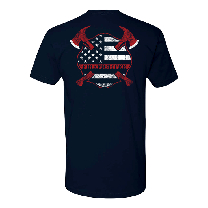 Thin Red Line Crossed Axes Maltese Premium T-Shirt