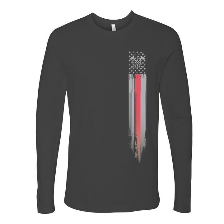 FFC 343 Thin Red Line Stars & Stripes Premium Long Sleeve Shirt