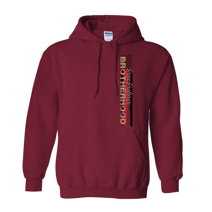 FFC 343 Red Line Firefighter Brotherhood Premium Hoodie