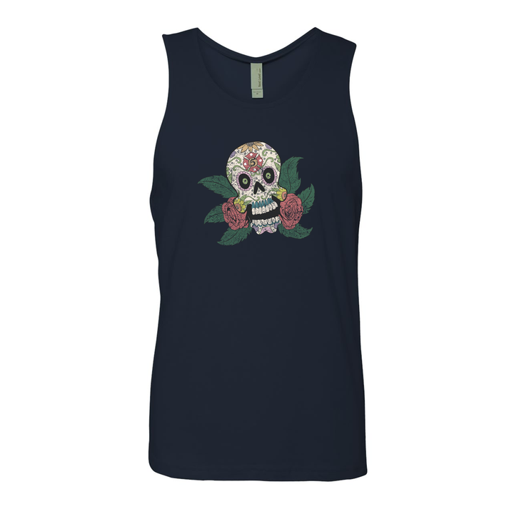 FFC 343 Maltese Sugar Skull Premium Men's Tank Top
