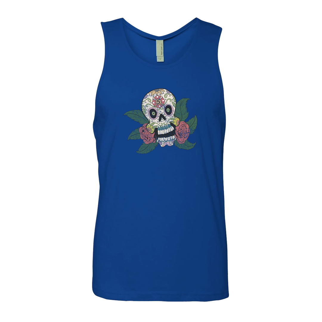 FFC 343 Maltese Sugar Skull Premium Men's Tank Top