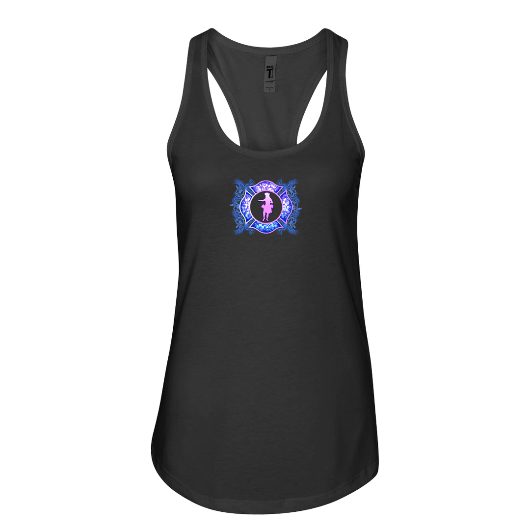 FFC 343 Hawaiian Firefighter Women's Racerback Tank