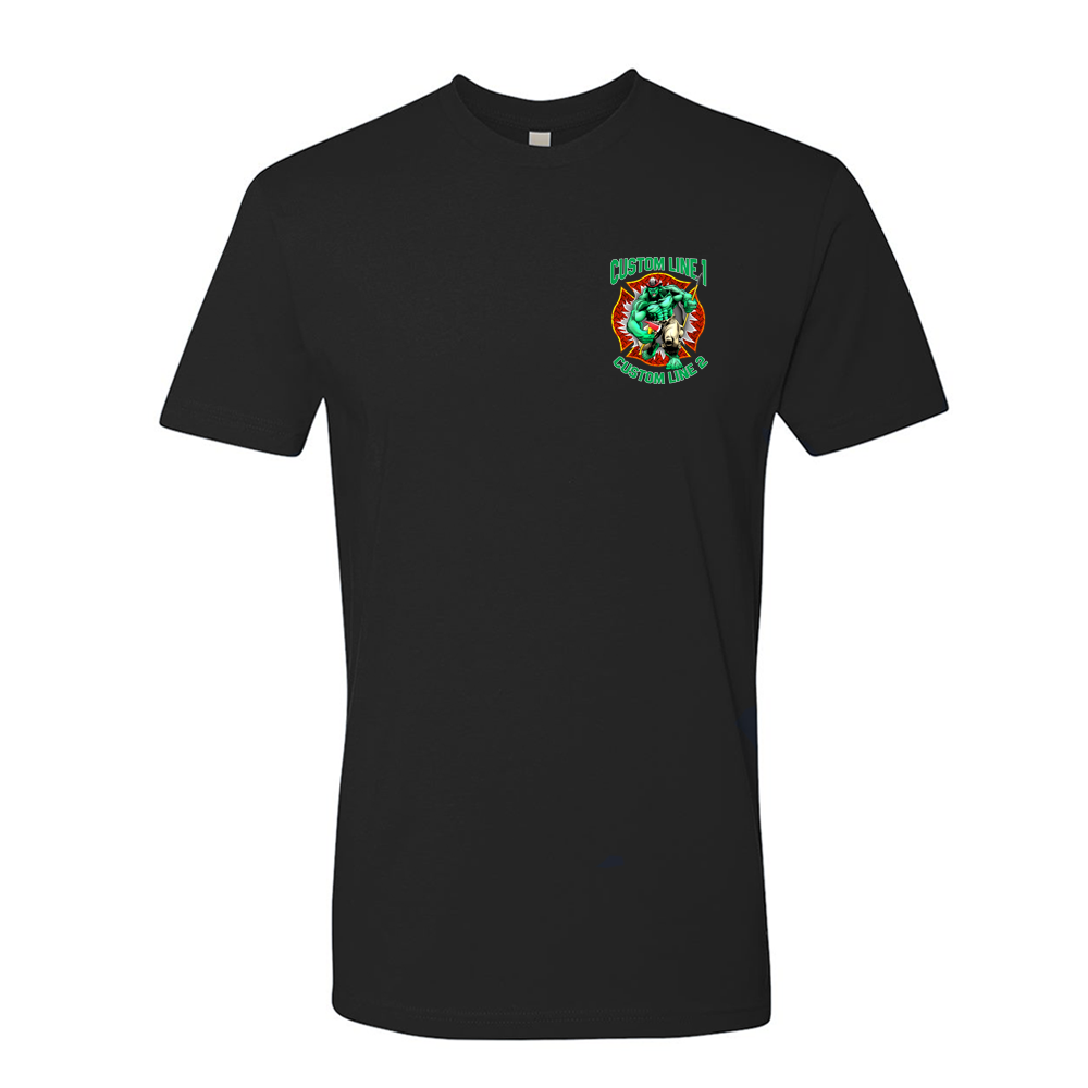 Customized Firefighter Hulk Fire Station Premium T-Shirt