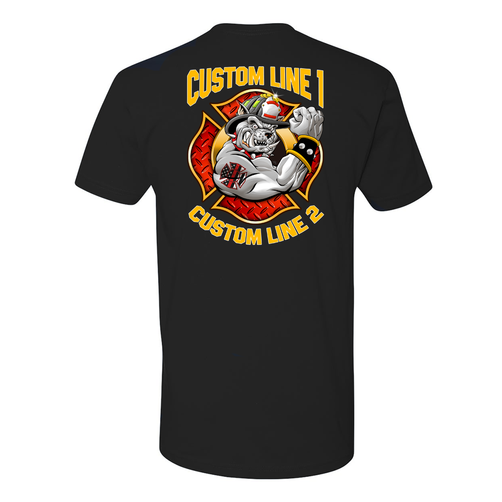 Customized Bull Dog Fire Station Premium T-Shirt