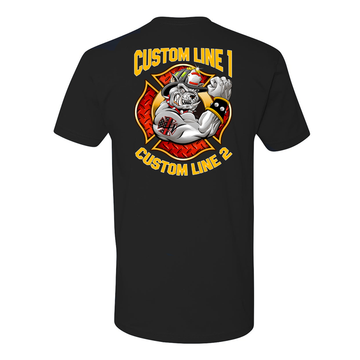 Customized Bull Dog Fire Station Premium T-Shirt