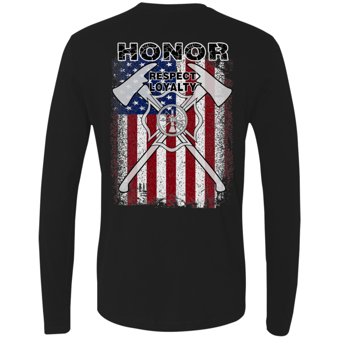 FFC 343 Honor Respect Loyalty Premium Long Sleeve Shirt