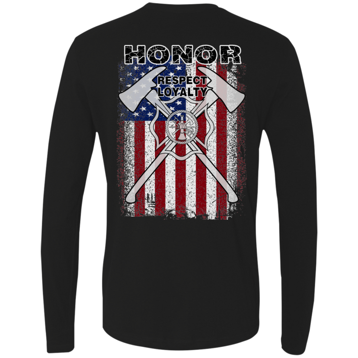 FFC 343 Honor Respect Loyalty Premium Long Sleeve Shirt