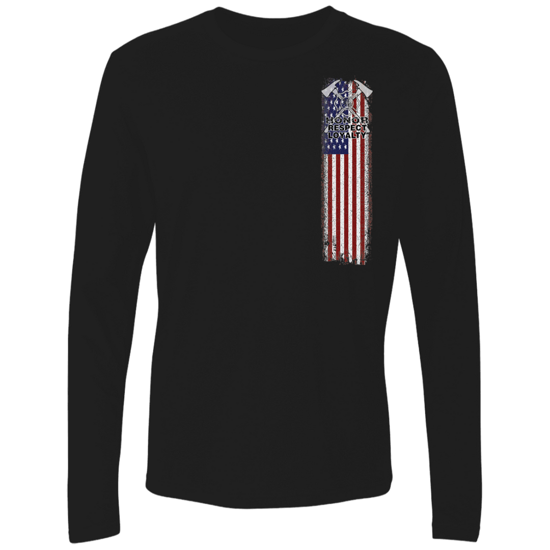FFC 343 Honor Respect Loyalty Premium Long Sleeve Shirt