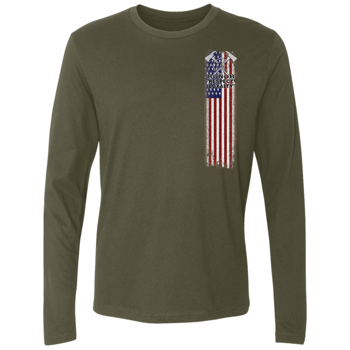 FFC 343 Honor Respect Loyalty Premium Long Sleeve Shirt
