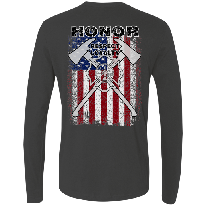 FFC 343 Honor Respect Loyalty Premium Long Sleeve Shirt