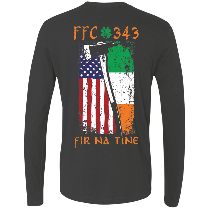 FFC 343 Fir Na Tine Irish American Premium Long Sleeve Shirt