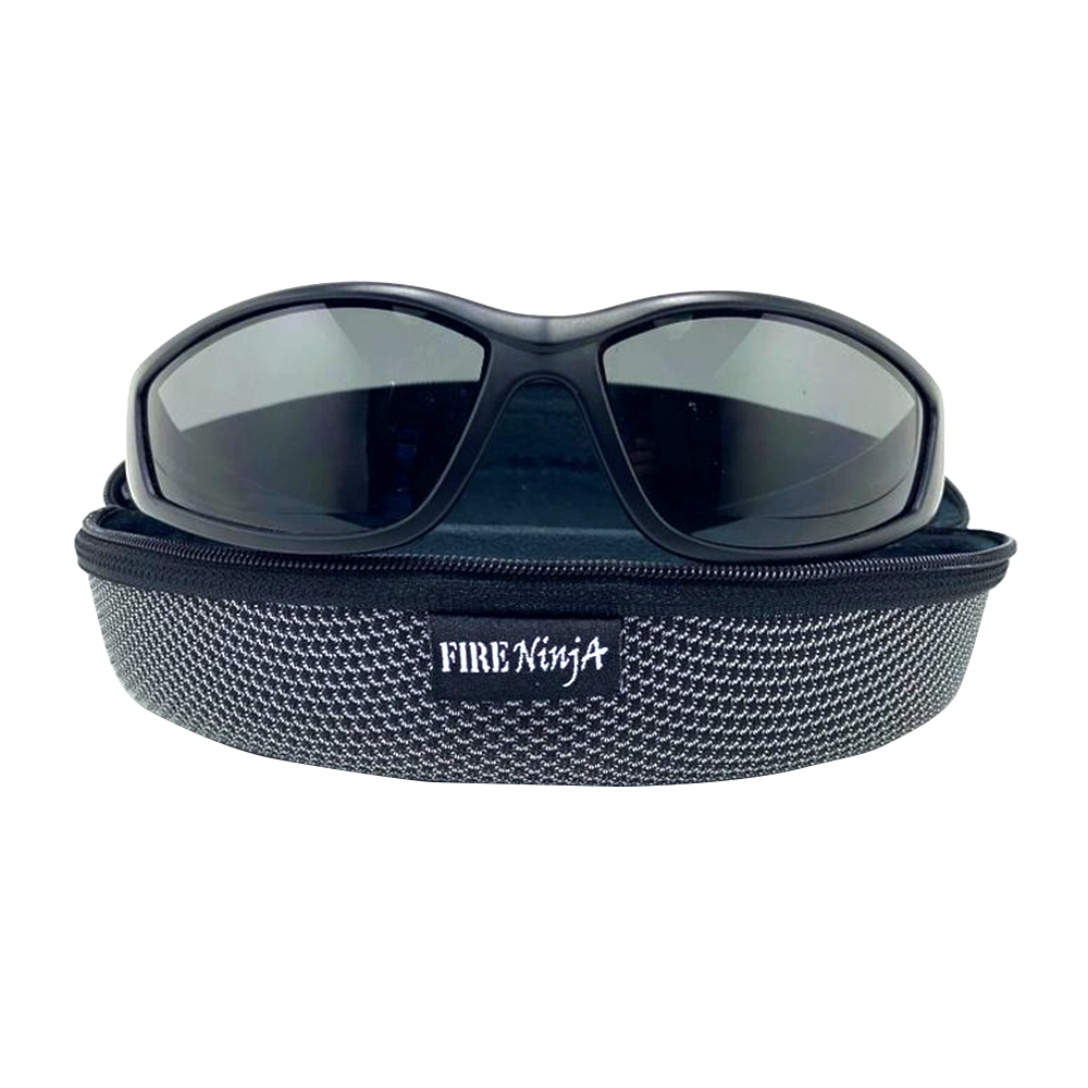 polarized safety goggles ULTRAFLEX - POLARIZED Safety Glasses EYE PROTECTION With Hard Case - Gray