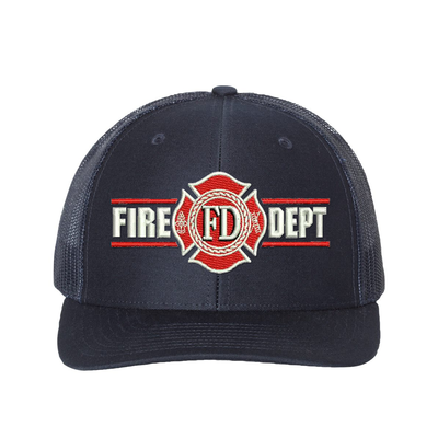Fire Dept Maltese Richardson Style Hat