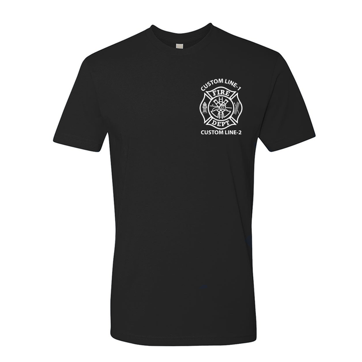 Customized Fire Dept Premium Duty T-Shirt