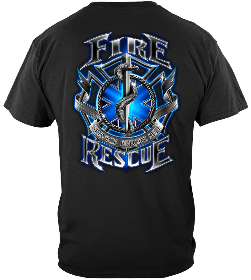Fire Rescue Service Before Self Tshirt