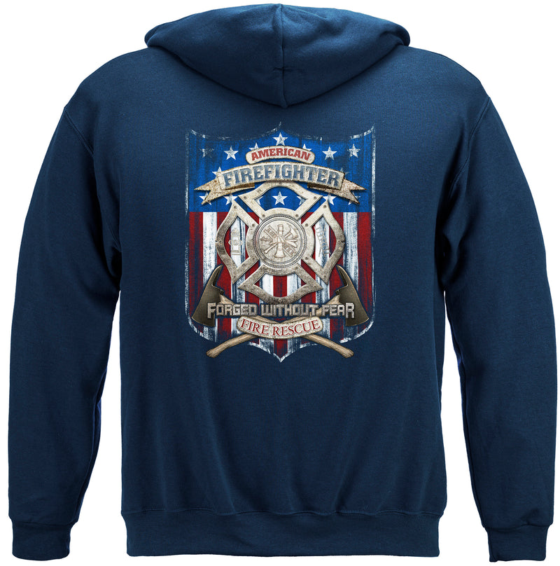 Firefighter American Made Hooded Sweat Shirt