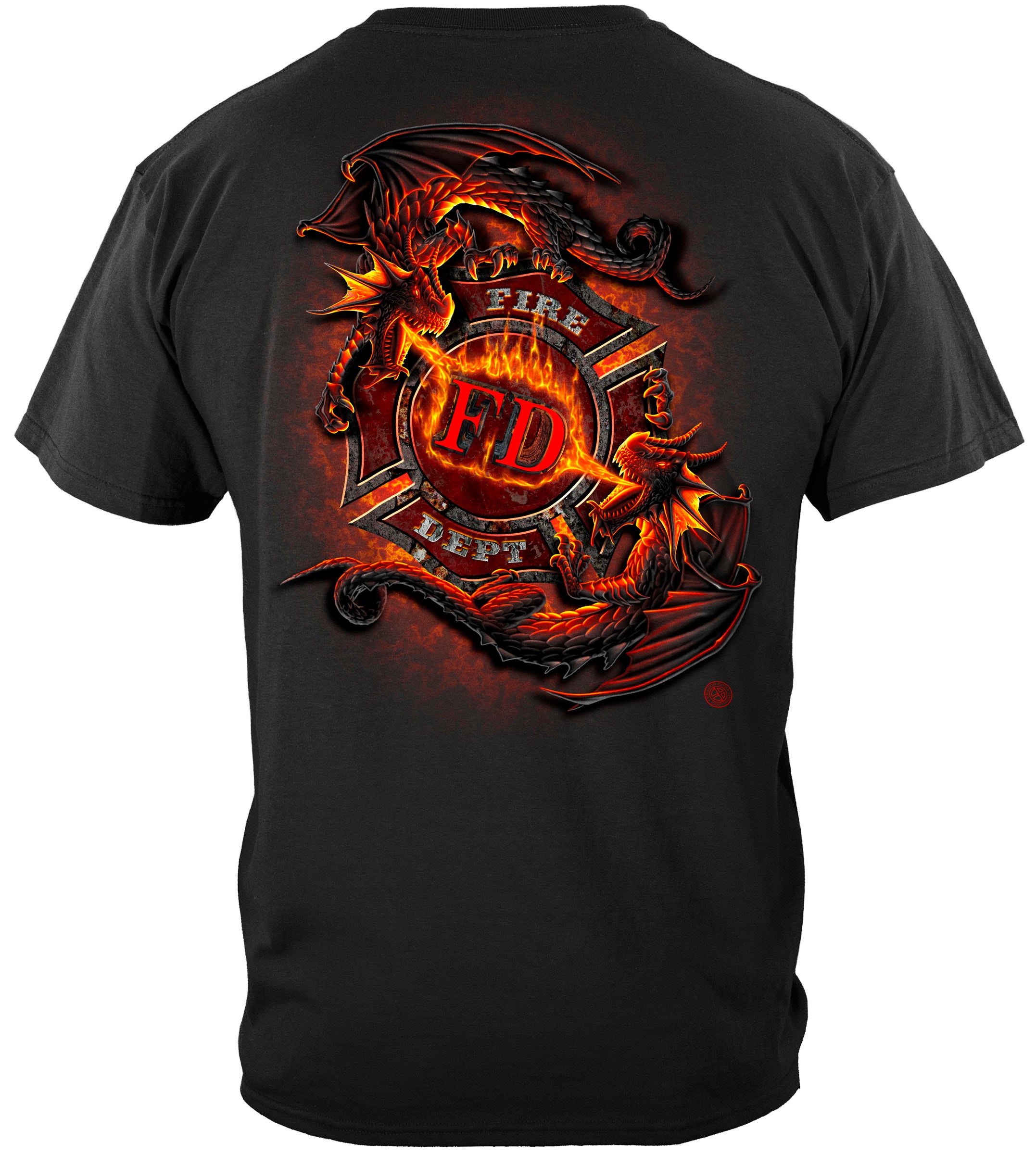 Dragon Fear No Evil T-shirt | Firefighter.com