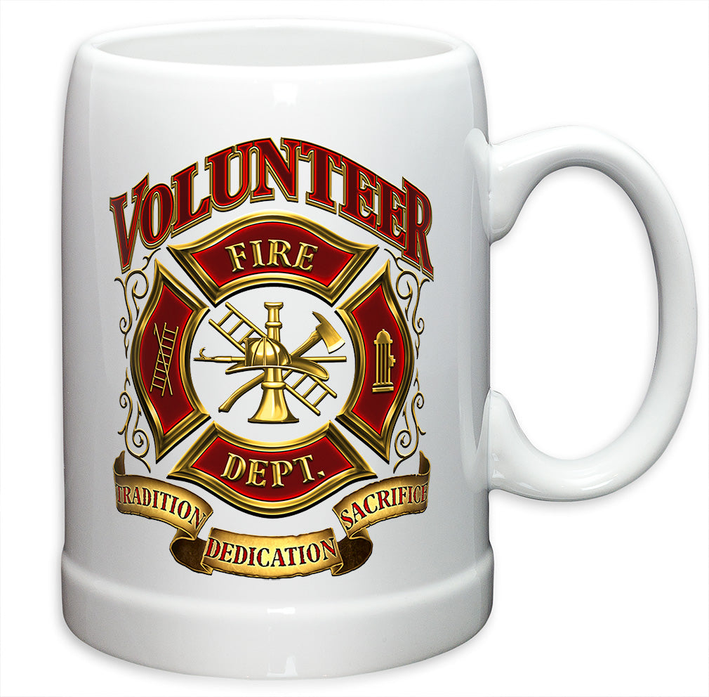 Volunteer Firefighter German Beer Steins