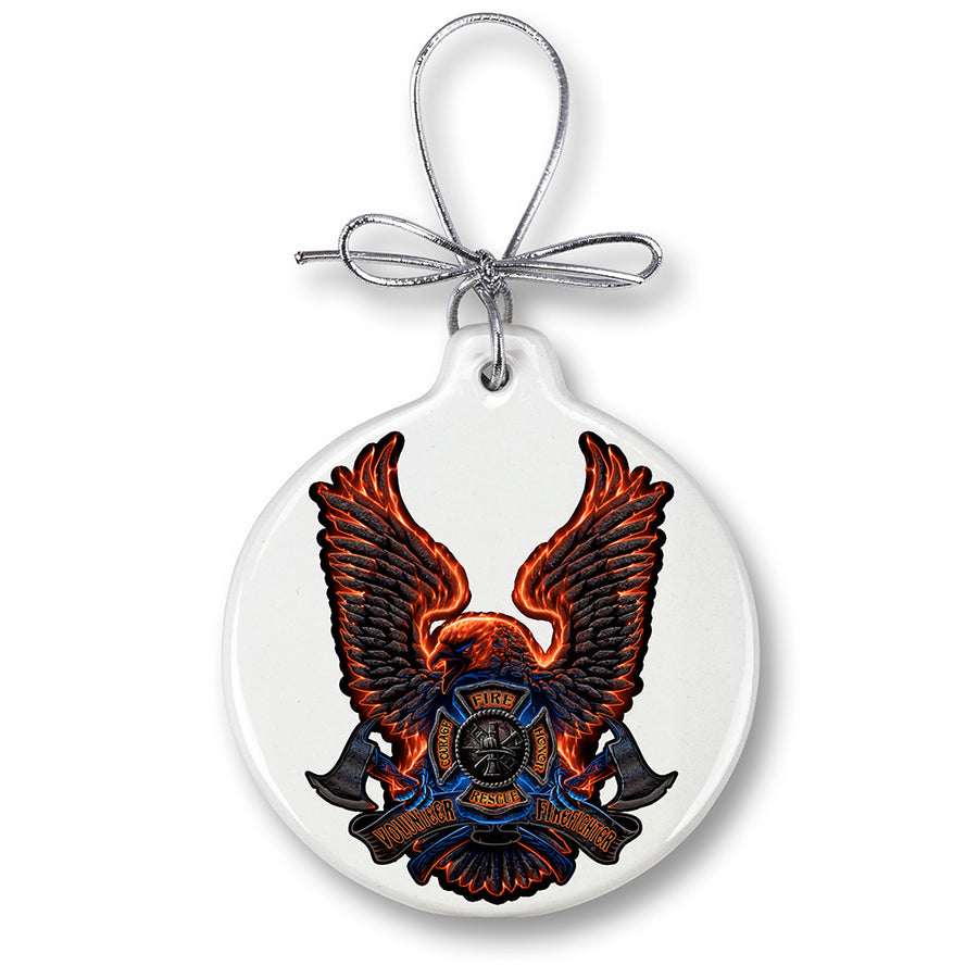 Volunteer Fire Eagle Ornament