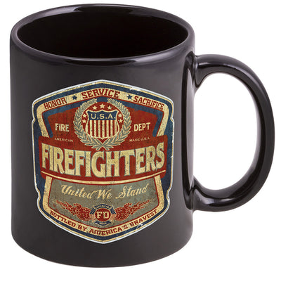 Firefighter Denim fade Coffee Mugs