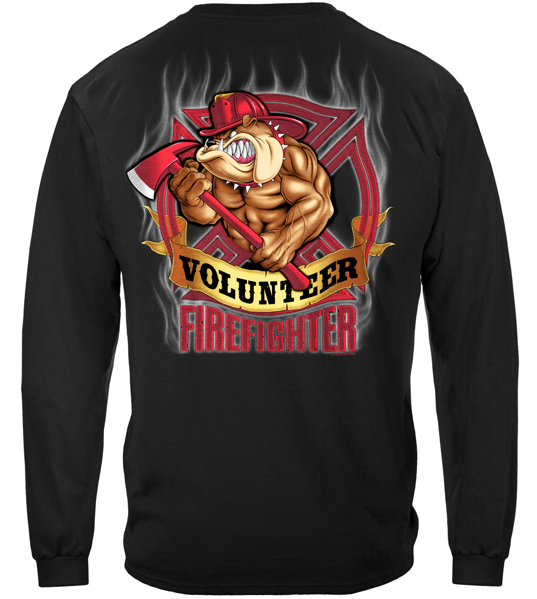 Fire Dog Volunteer Long Sleeves
