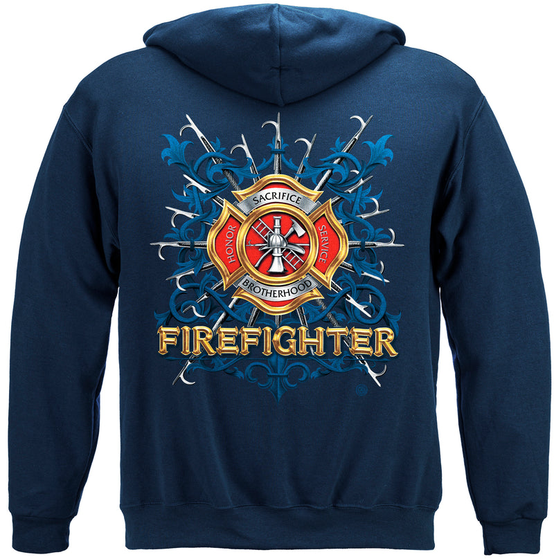 Firefighter Pikes Hooded Sweat Shirt