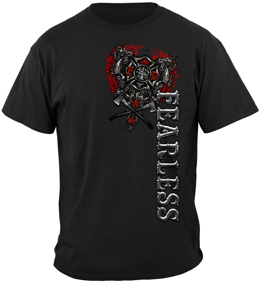 Fearless Firefighter Foil Tshirt