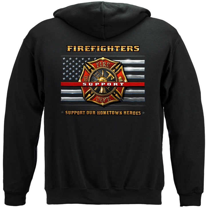 Firefighter Support Hooded Sweatshirt