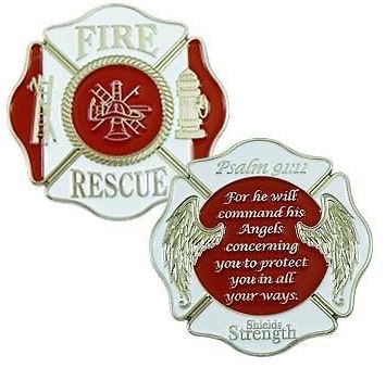 Fire Rescue Maltese Challenge Coin