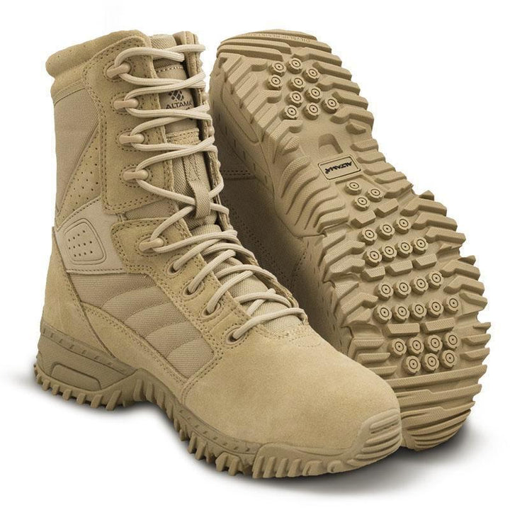 ALTAMA Foxhound Slip Resistant 8" Boot Size 8 Coyote - 50% Off