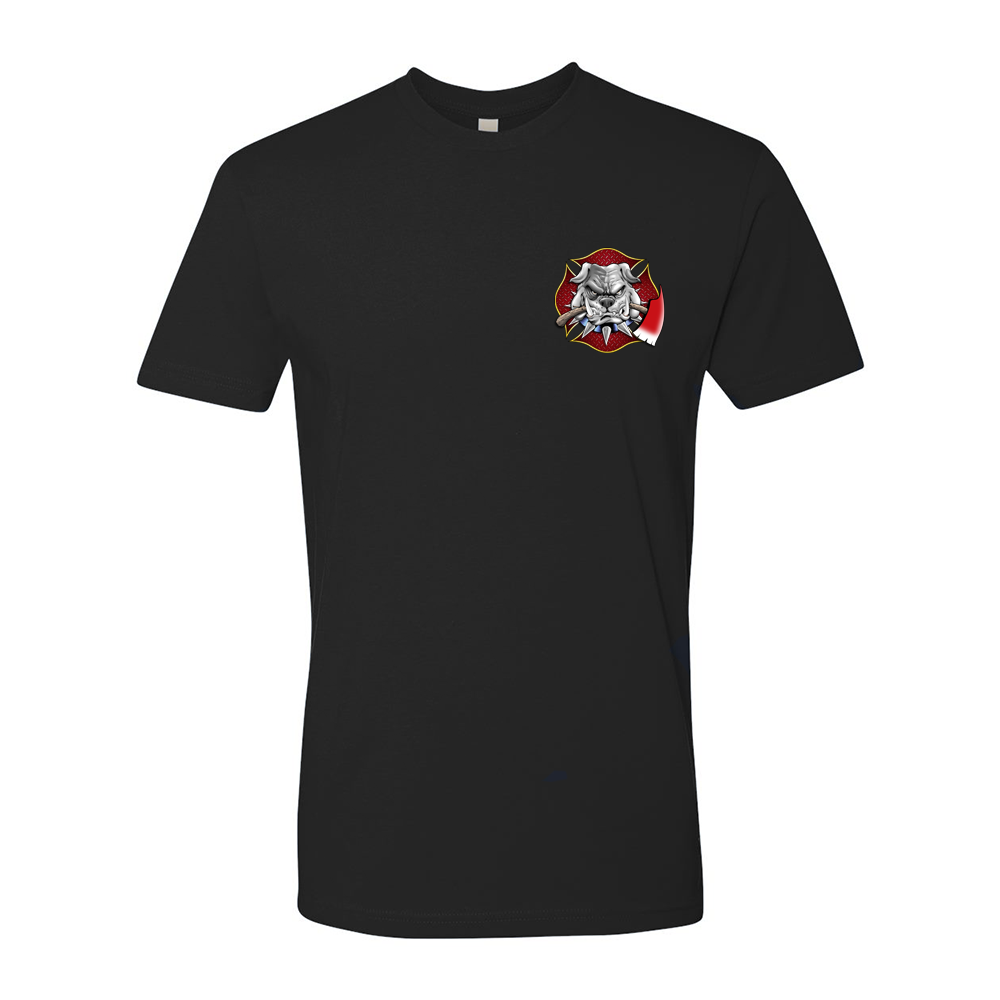 Firefighter Maltese Bulldog Premium T-Shirt