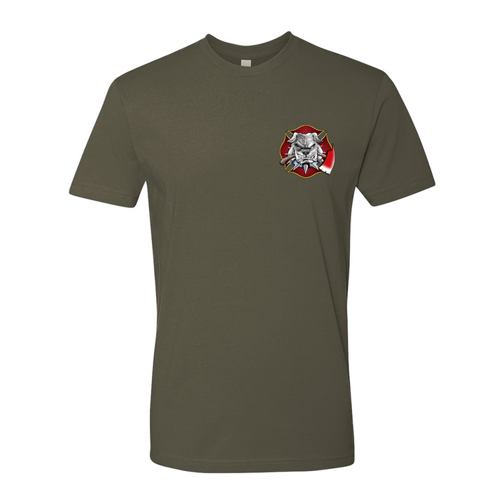 Firefighter Maltese Bulldog Premium T-Shirt