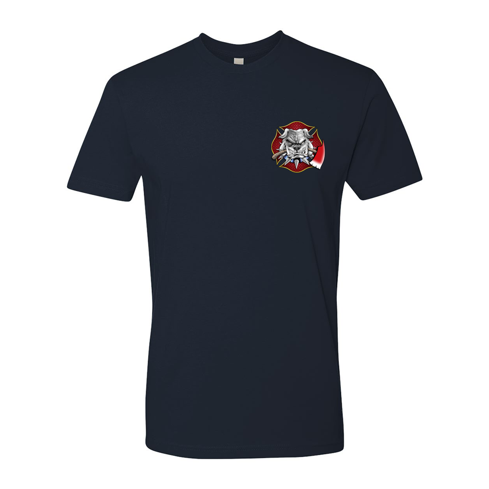Firefighter Maltese Bulldog Premium T-Shirt