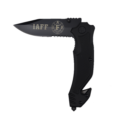 IAFF firefighter Spring assisted rescue knife