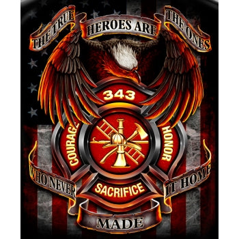 Firefighter True Heroes T shirt