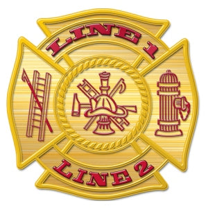Custom Gold Helmet/Ladder Decal