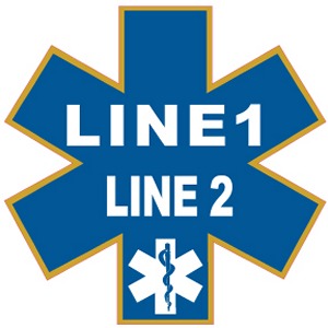 Custom Star Of Life Decal
