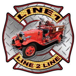 Custom Antique Truck Diamond Decal