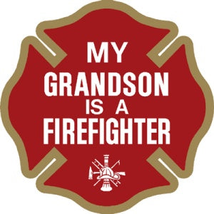My Grandson is a Firefighter Decal
