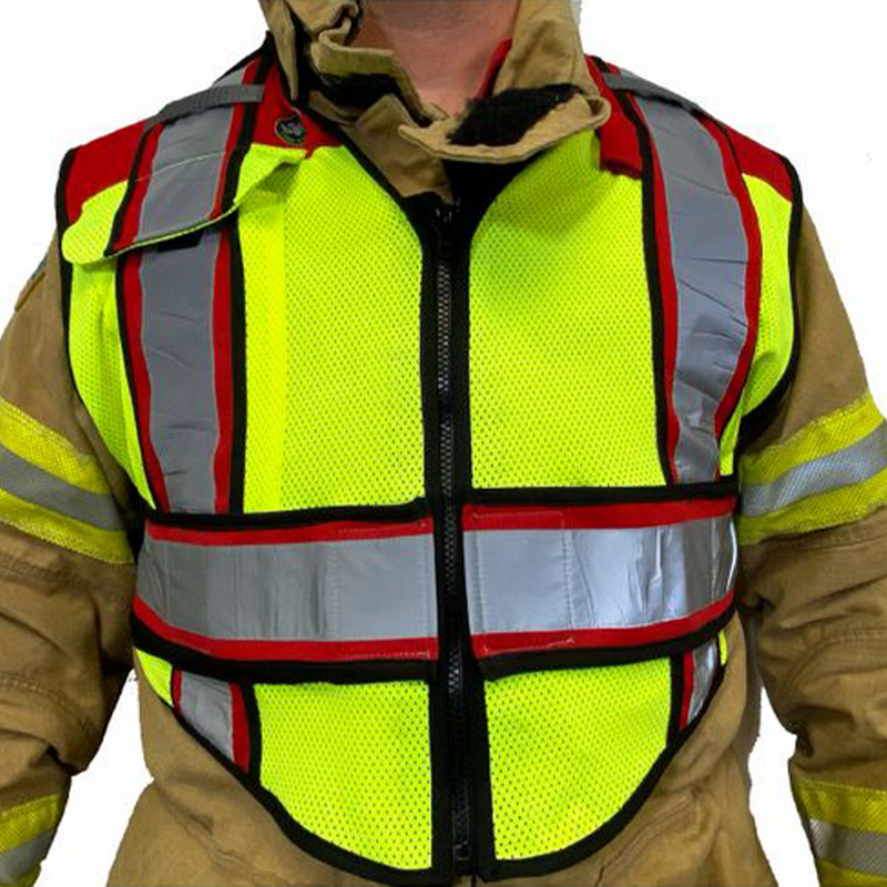 Fire Fighter Red Ultra Bright Performance Public Safety Vest