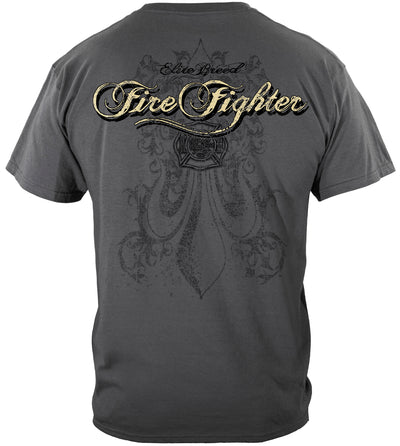 Firefighter Elite Breed Gray Tshirt