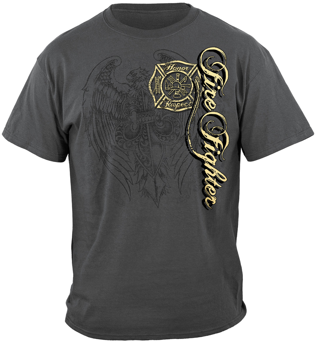 Firefighter Elite Breed Gray Tshirt