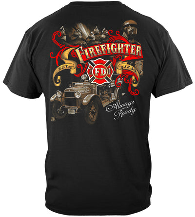Always Ready Firefighter T-shirt