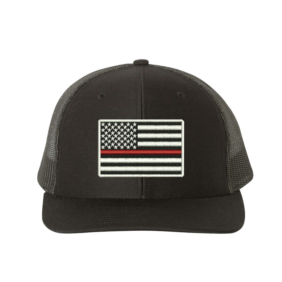 Firefighter Thin Red Line snapback cap