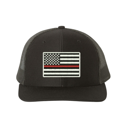 Thin Red Line Embroidered Richardson Style Hat