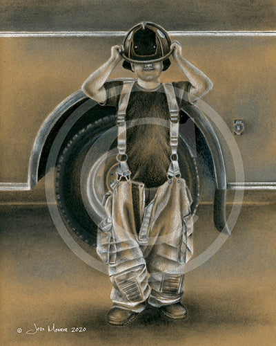 Personalized Future Firefighter Print by Jodi Monroe – Firefighter.com